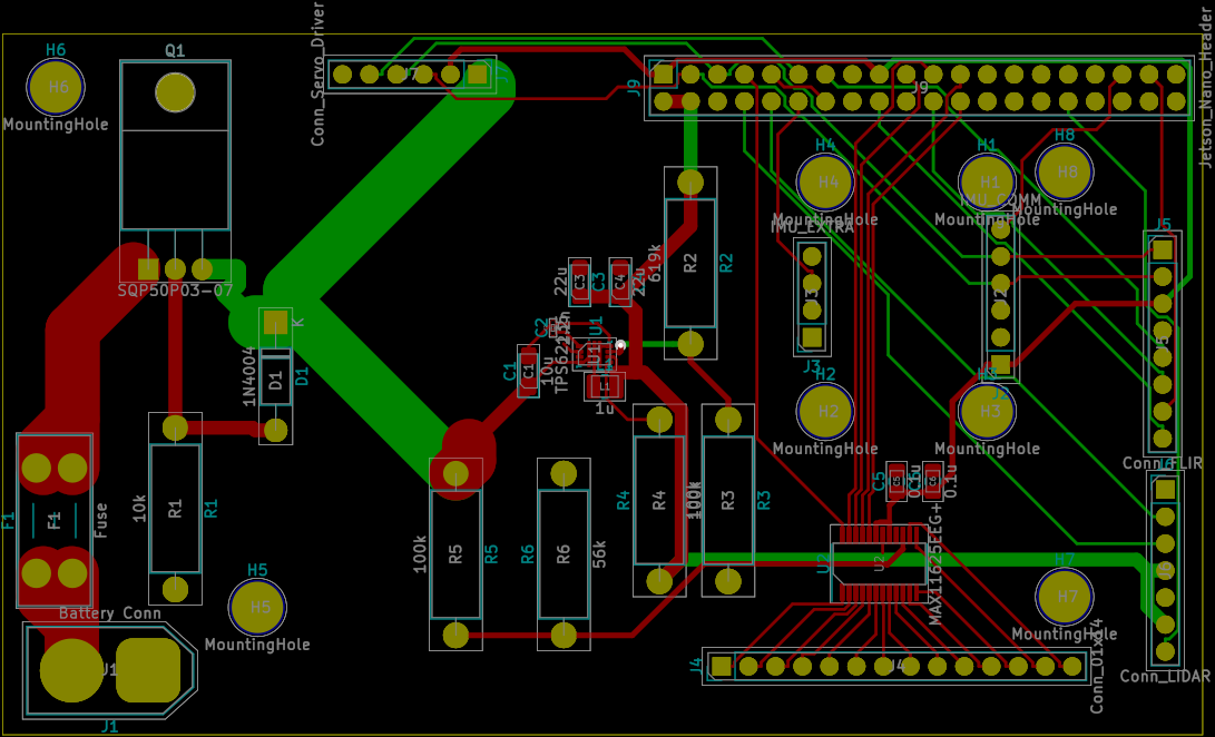 First Revision of the PCB